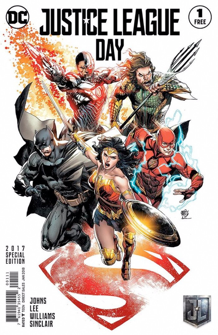 Justice League Day - Comic Cover