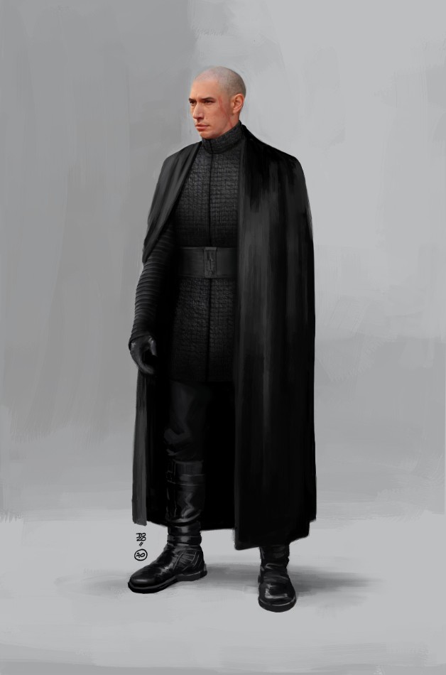 kylo ren last jedi concept art