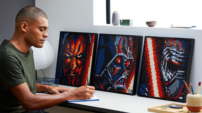 LEGO Art Portraits