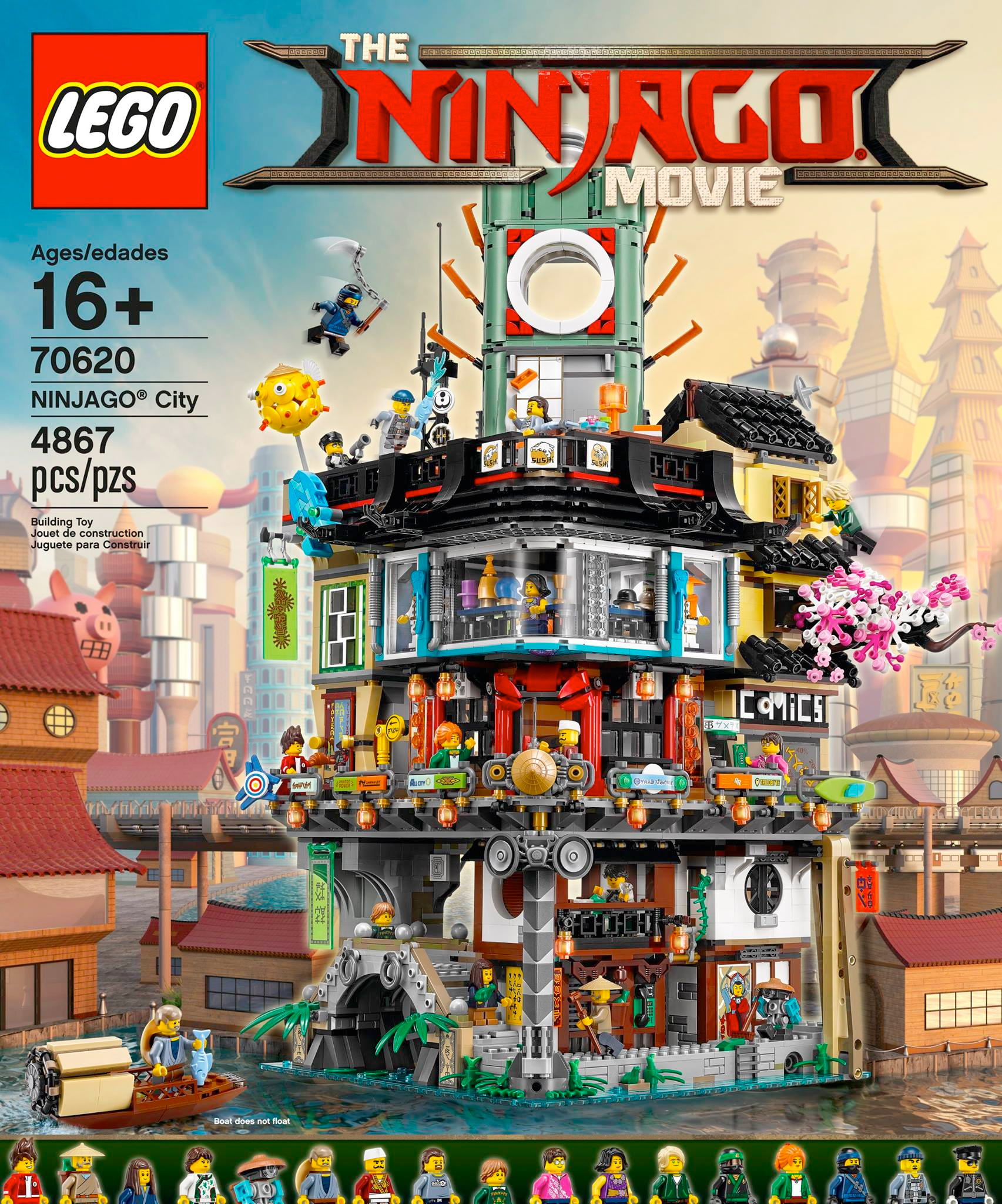 Cool Stuff This Official Lego Ninjago Movie Lego Set Is The Third Largest Ever Released