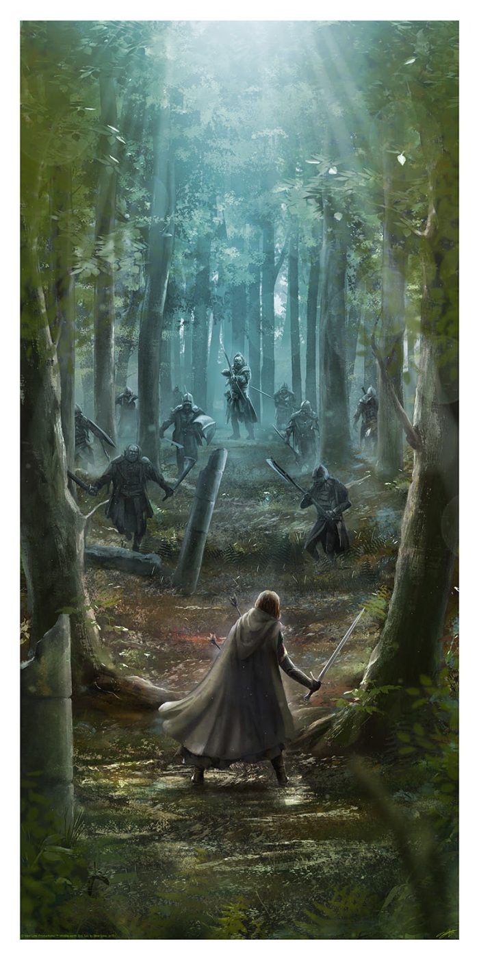 Andy Fairhurst Lord of the Rings Prints