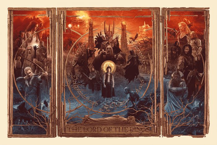 Gabz Lord of the Rings Trilogy Poster - Regular