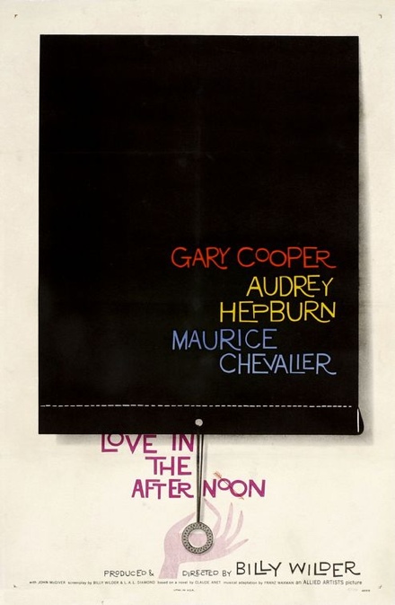 love in the afternoon poster