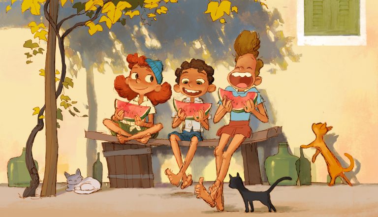 With ‘Luca,’ Pixar is Moving Away From Realism and Toward “the Hand of the Artist”
