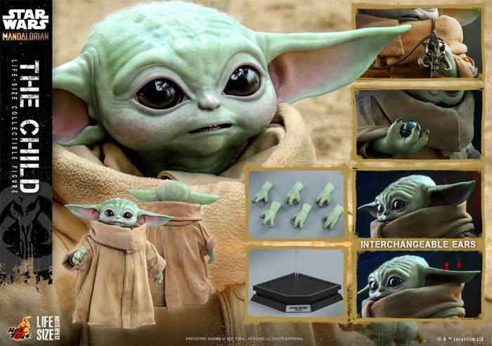 Hot Toys Life-Size Baby Yoda Figure