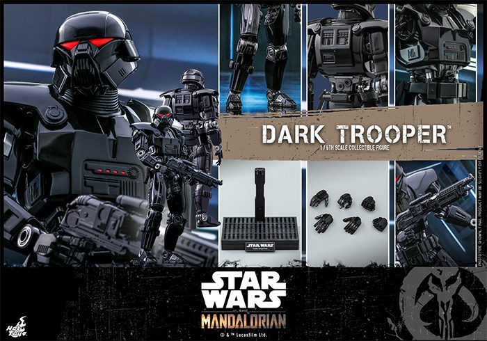 The Mandalorian Hot Toys Dark Trooper Figure