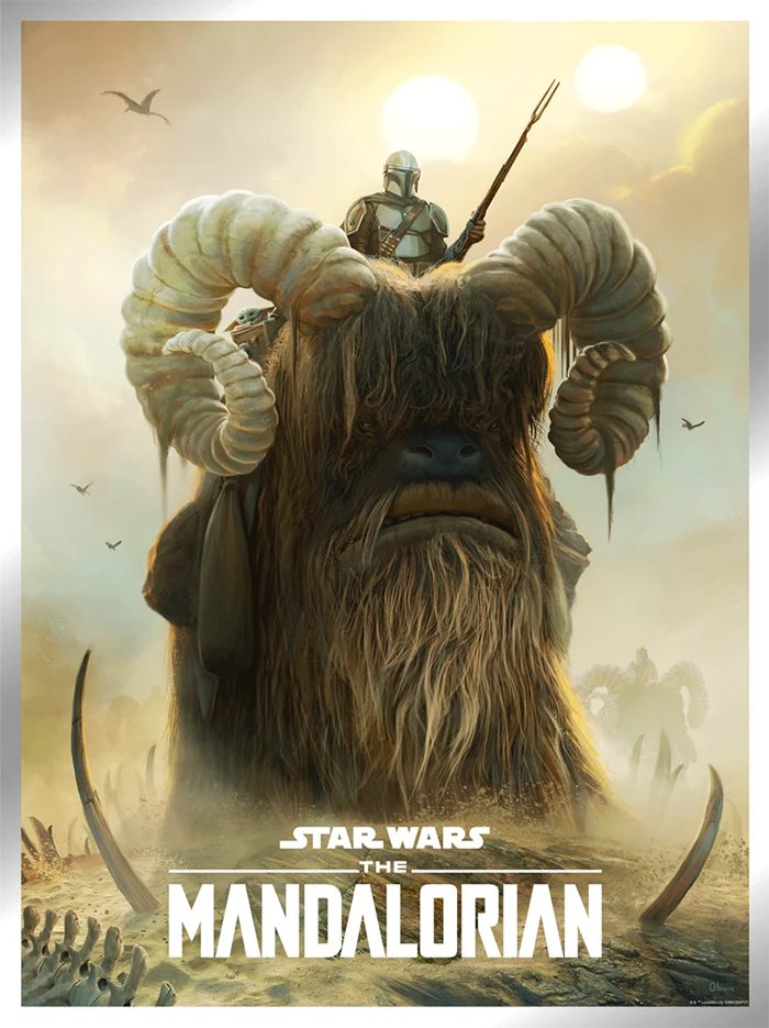 Star Wars Day 2021 Posters - Bantha Ride by Pablo Olivera