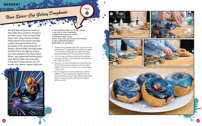 Marvel Eat the Universe Cook Book - Nova Donuts