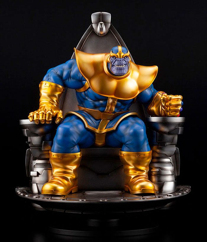 Thanos Statue with Space Throne