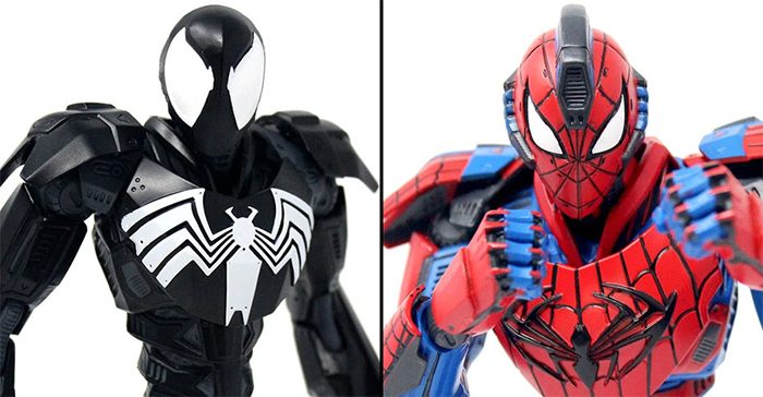 Marvel Mecha - Symbiote and Spider-Man