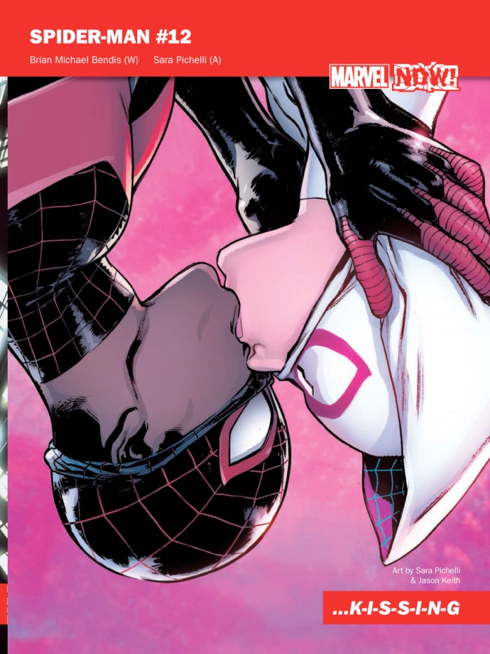 marvelnow-spidergwen-miles-kissing