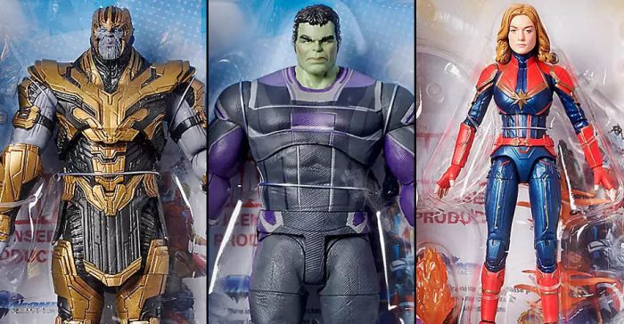 Marvel Select - Thanos, Hulk and Captain Marvel