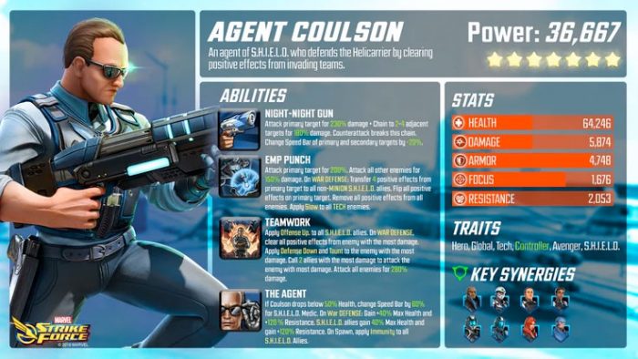 Marvel Strike Force - Agent Coulson