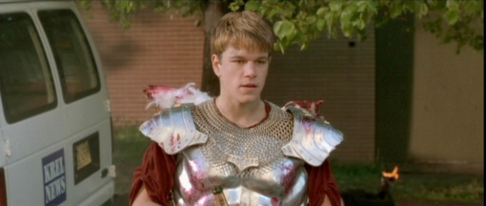 Matt Damon as Loki in Dogma