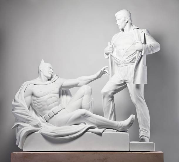 mauro-perucchetti-batman-superman-sculpture
