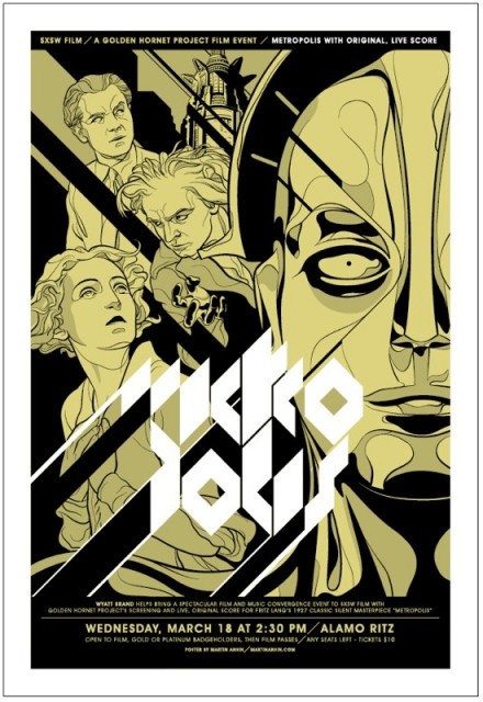 metropolis gold poster