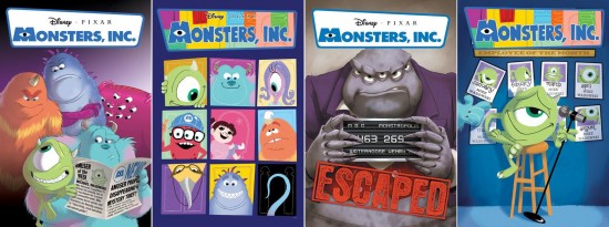 monsters inc comic covers