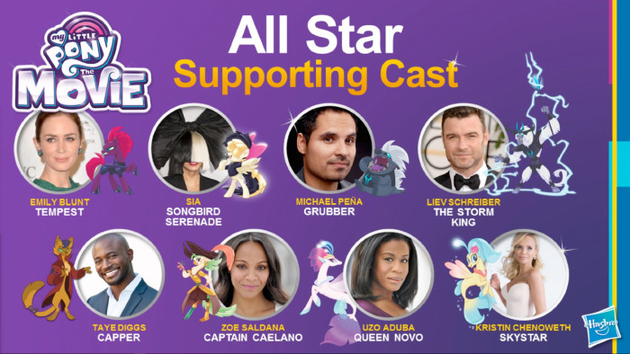 My Little Pony Movie Supporting Cast