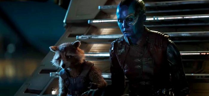 nebula and rocket