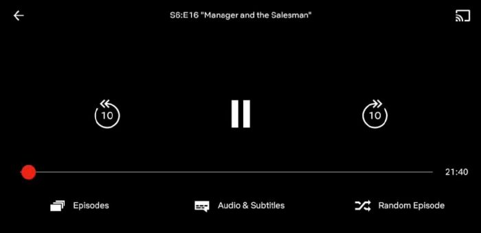 Netflix Testing Random Feature