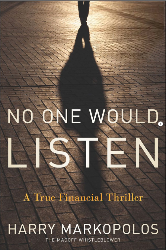 No One Would Listen Book Cover