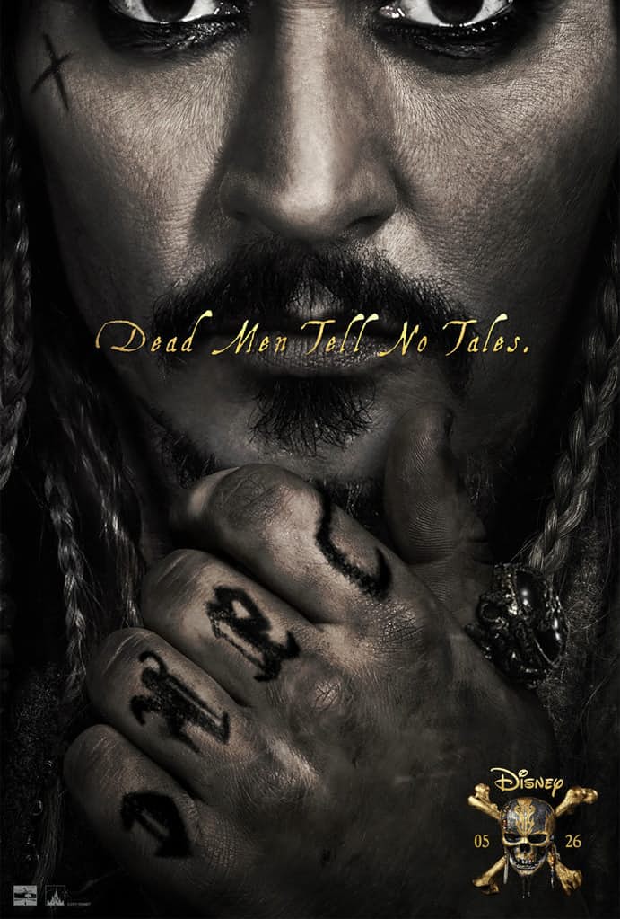 pirates of the caribbean dead men tell no tales poster