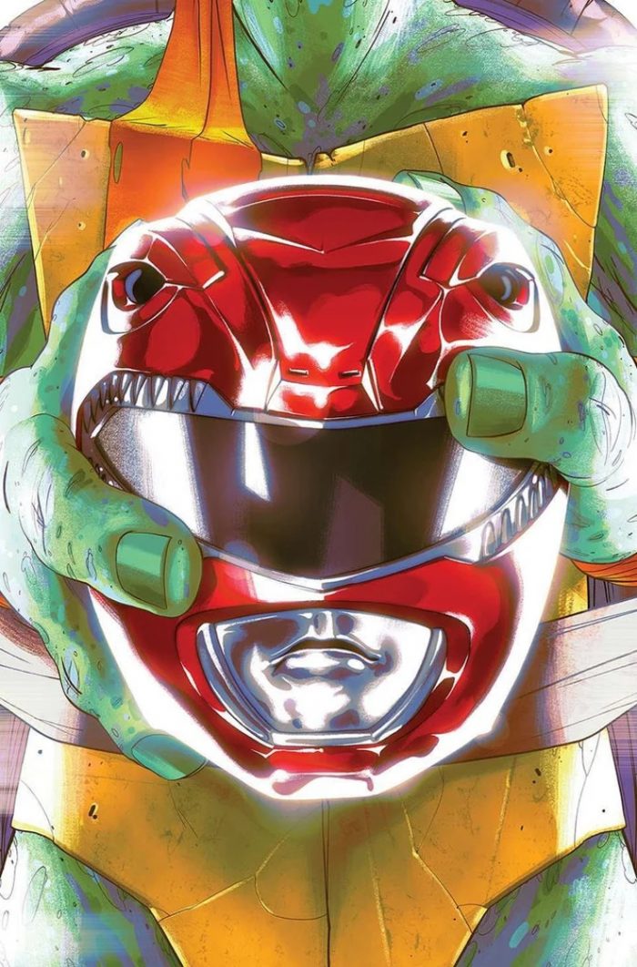 Teenage Mutant Ninja Turtles / Mighty Morphin Power Rangers #1 Variant Covers