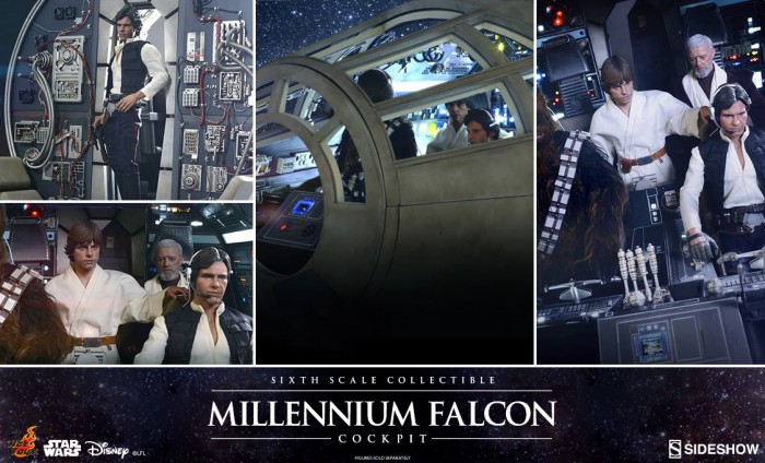 Hot Toys Star Wars Millennium Falcon cockpit