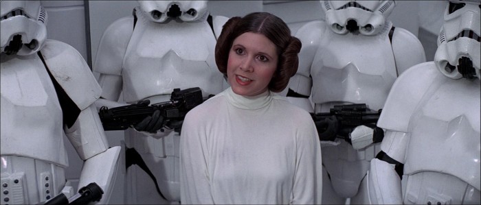 Carrie Fisher as Princess Leia