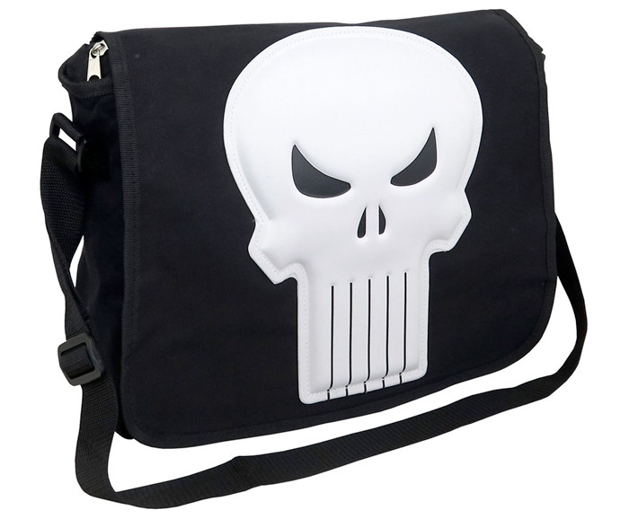 The Punisher - 3D Logo Messenger Bag