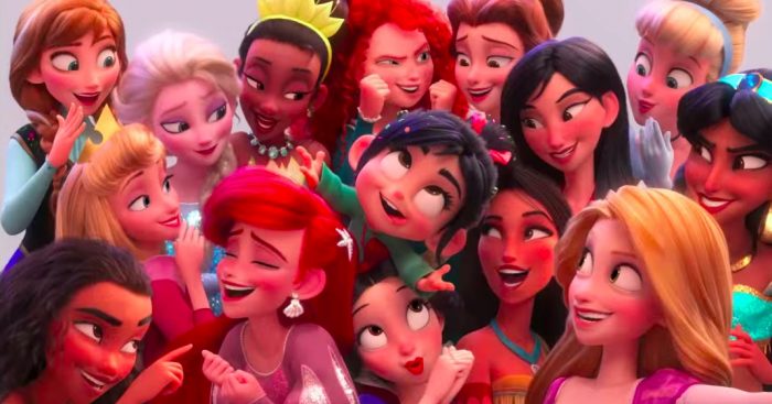 ralph breaks the internet princess scene