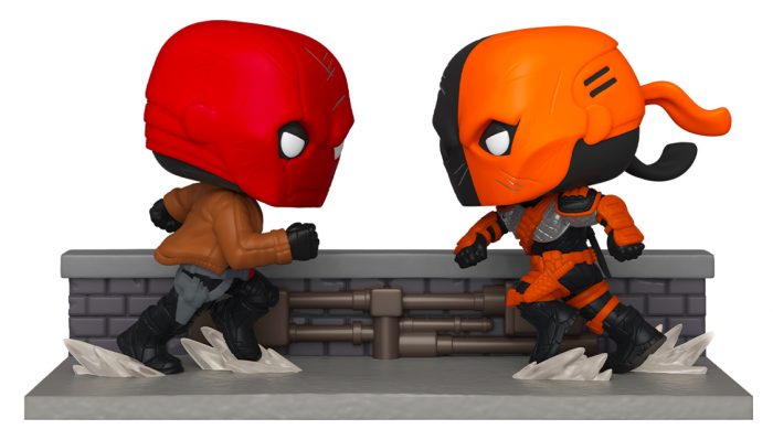 Red Hood vs Deathstroke Funko POPs