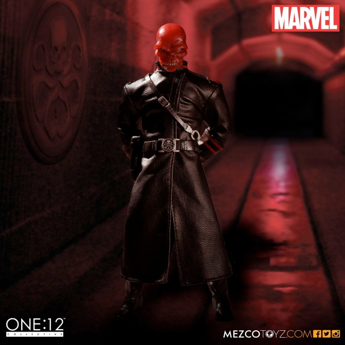 Mezco Toyz Red Skull Figure