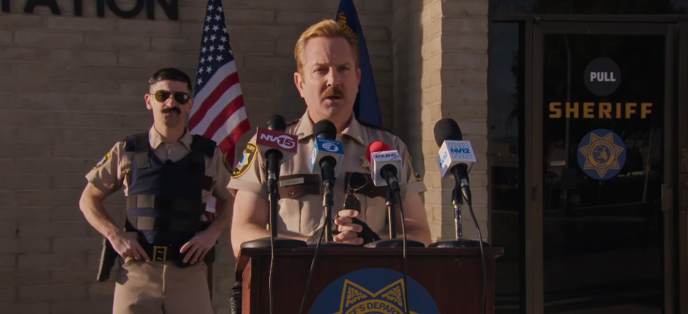 Tv Bits Reno 911 Part 2 Stranger Things 4 Patriot Act Ozark Season 4 Warrior Nun More Film