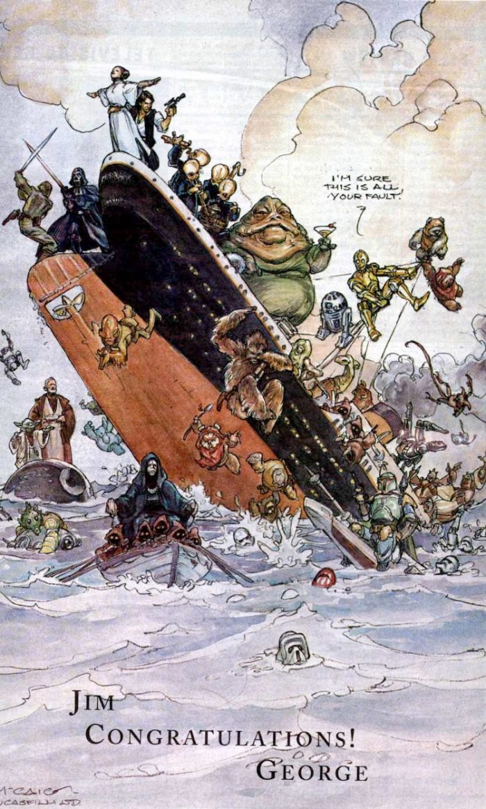 Star Wars Titanic Box Office Ad