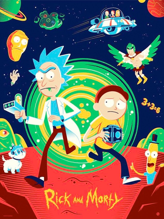 Rick and Morty - Dave Perillo Print