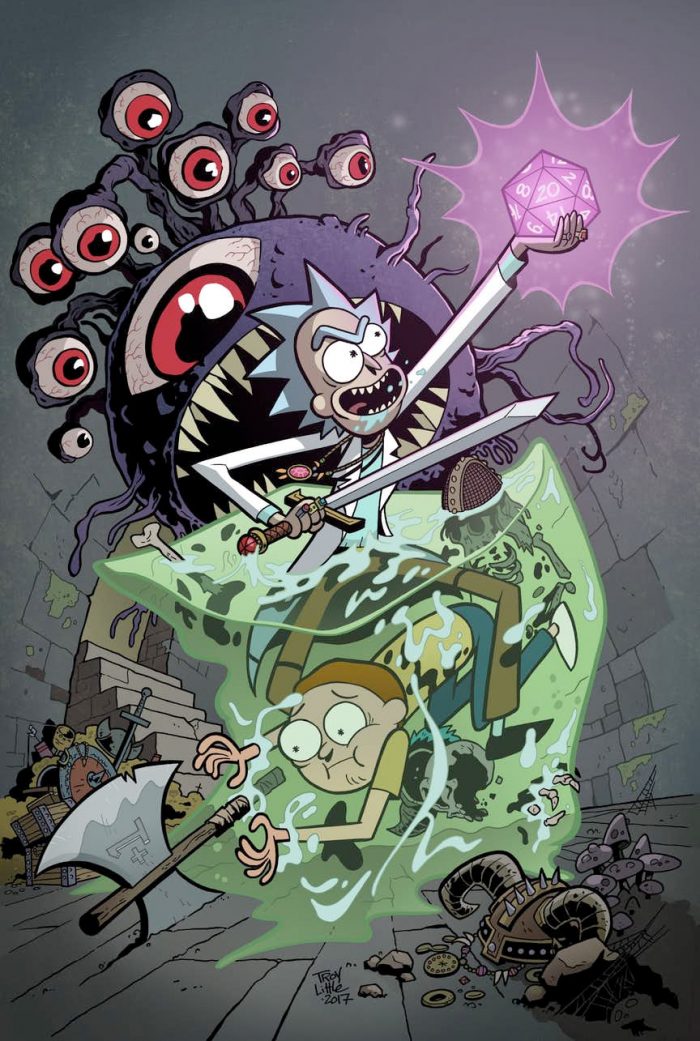 Rick and Morty Dungeons and Dragons Comic