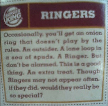 Burger King's Ringers
