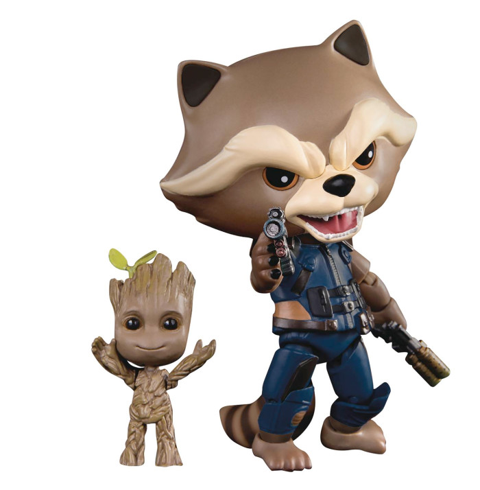 Rocket and Groot Egg Attack Figure Set