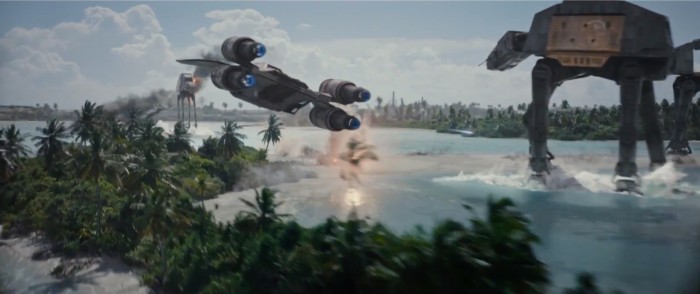 rogue one: a star wars story international trailer 2 u-wing at-at