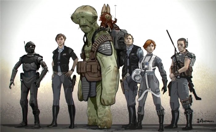 rogue one original team concept art