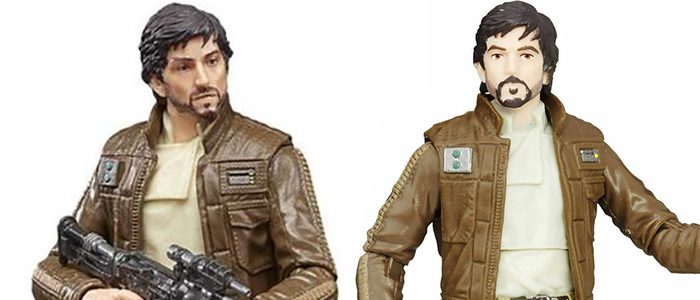 Rogue One Star Wars Black Series Action Figures - Comparison