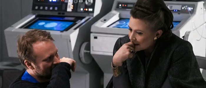 Star Wars Last Jedi Carrie Fisher Rian Johnson