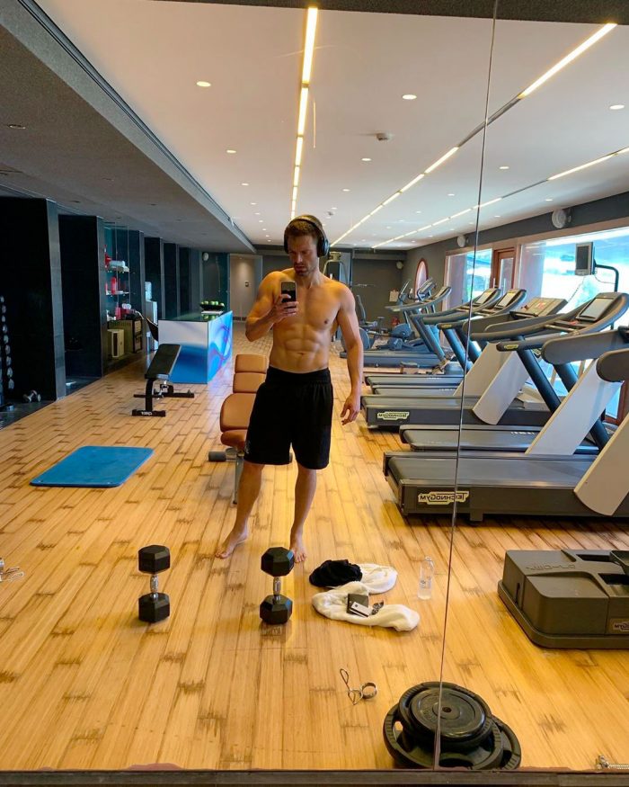 Sebastian Stan Workout