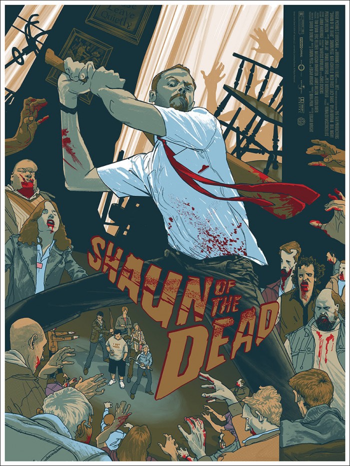 Shaun of the Dead Print by Rich Kelly