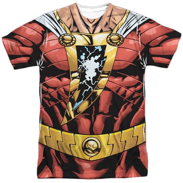 Shazam Comic Costume Shirt