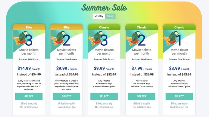 Sinemia Summer Sale