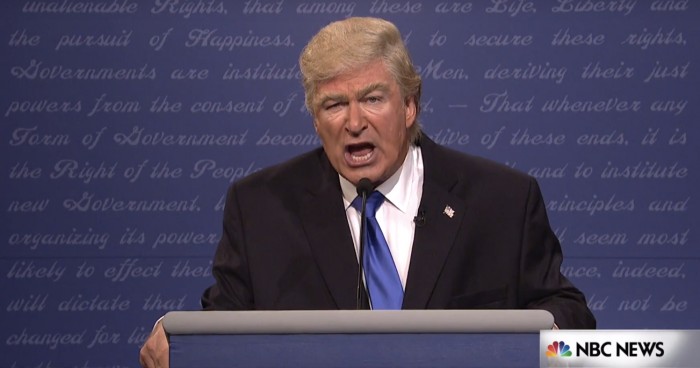 Alec Baldwin as Donald Trump on Saturday Night Live