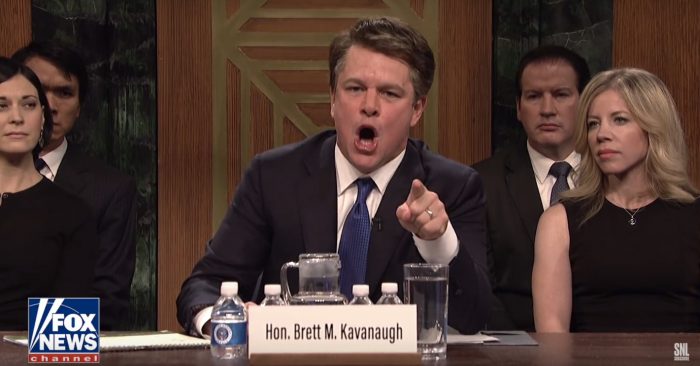 Saturday Night Live - Matt Damon as Brett Kavanaugh