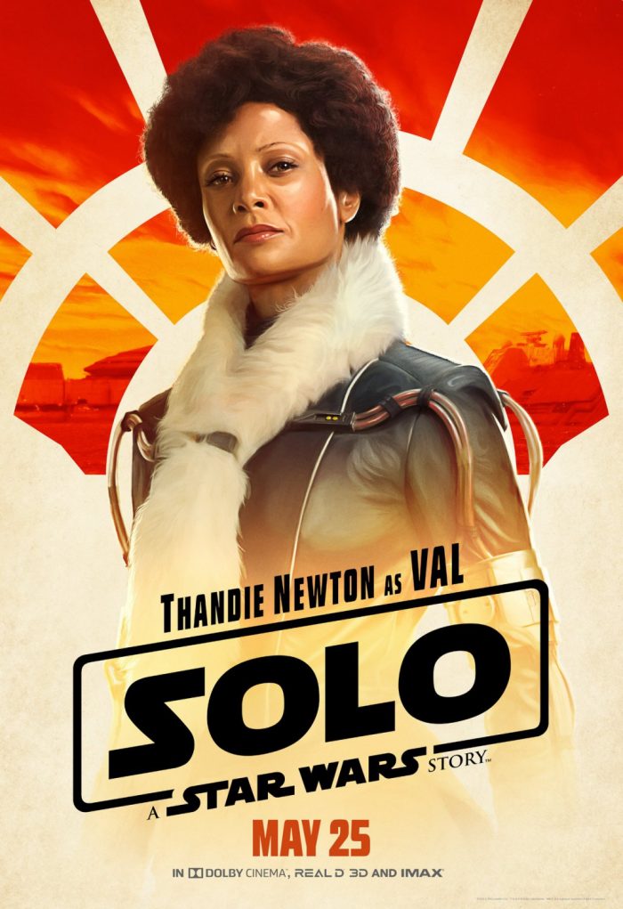 Solo character posters val